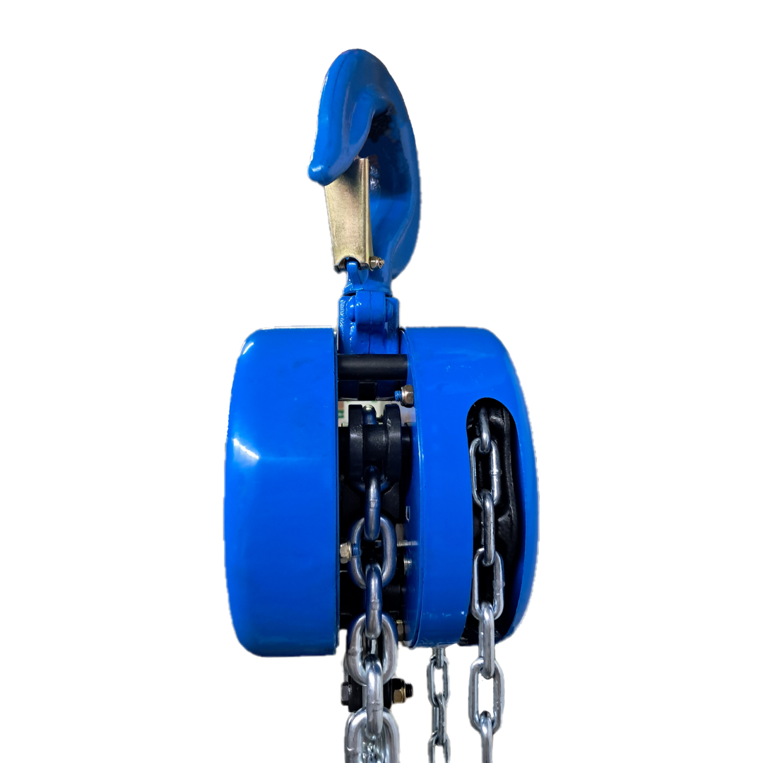 2-strang Kettenzug seitlich Lastkette und Handkette